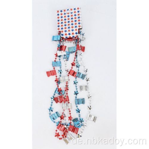 Independence Day Feiern Sie Halskette
